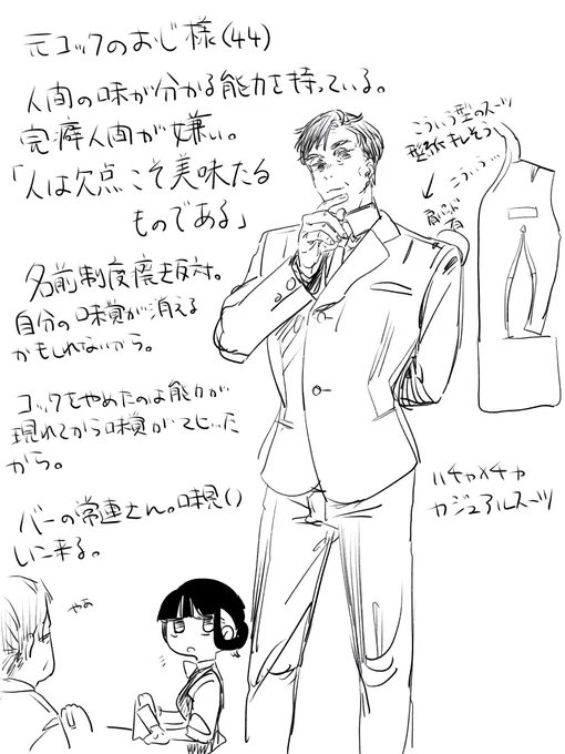 一次創作キャラメモ

名前考え中の人間大好きおじ様。 