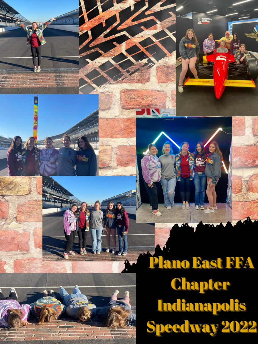 Plano East FFA <a href="/IMS/">Indianapolis Motor Speedway</a>! Kissed the bricks so it'll be a year of good luck!