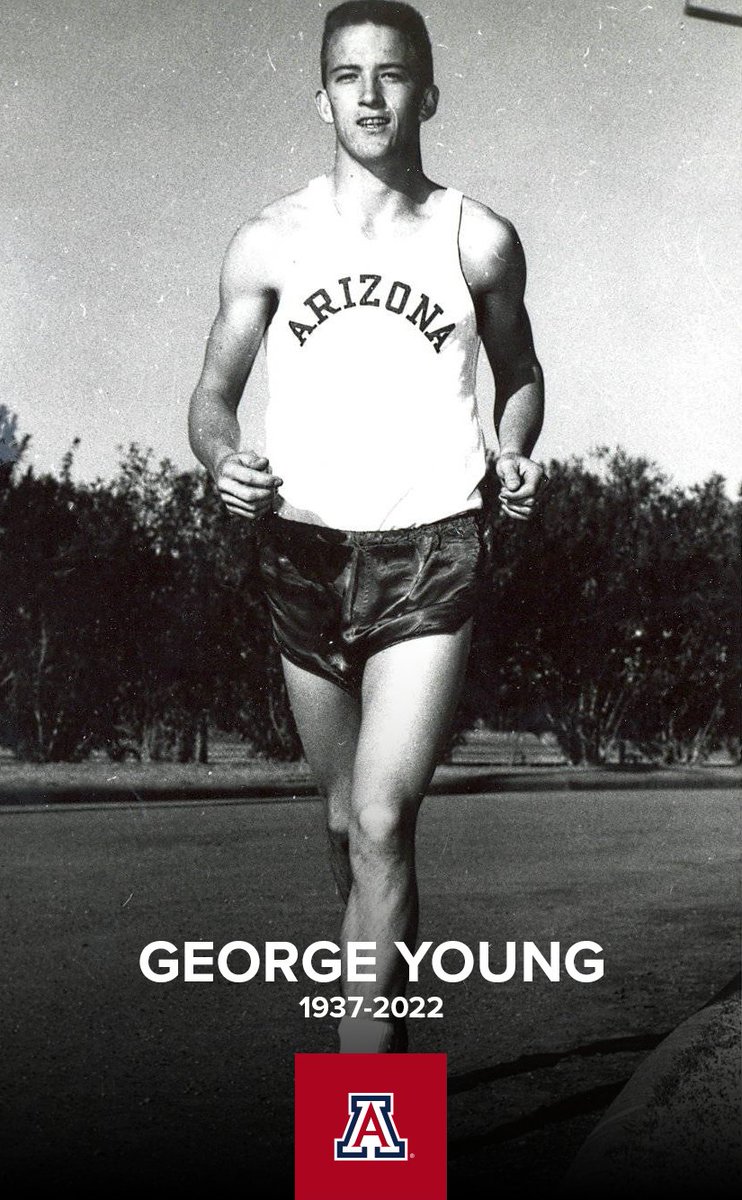 AZATHLETICS's tweet image. This week, we lost Arizona Athletics&apos; first ever Olympian, a member of the UA Hall of Fame &amp;amp; a long distance running pioneer in this country.

R.I.P. George Young. We send our love to George&apos;s family, friends and the many lives that were touched in his long storied career.