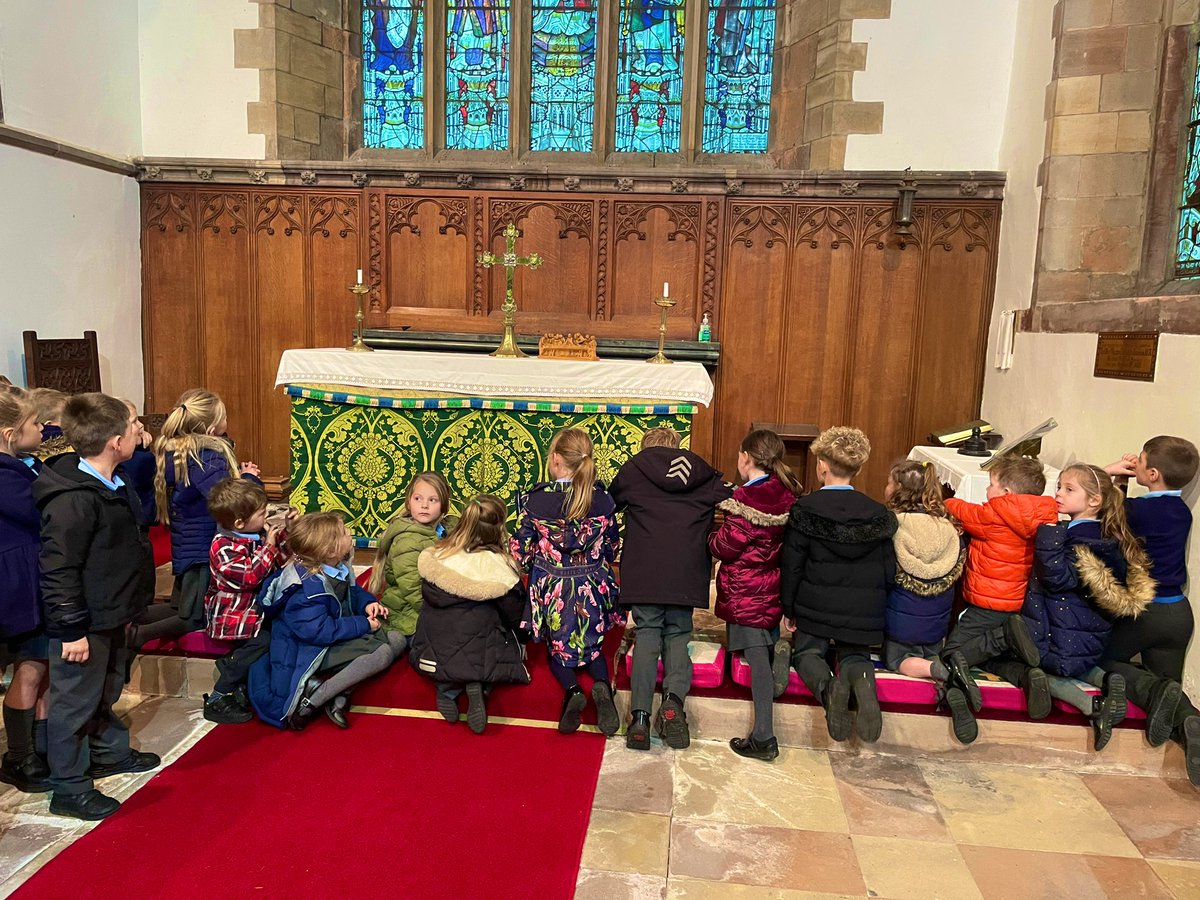 Class 1 on their church visit this week learning all about how God can be worshipped! #sturtonrocks <a href="/Sturtonhead/">Mark Elliott</a>