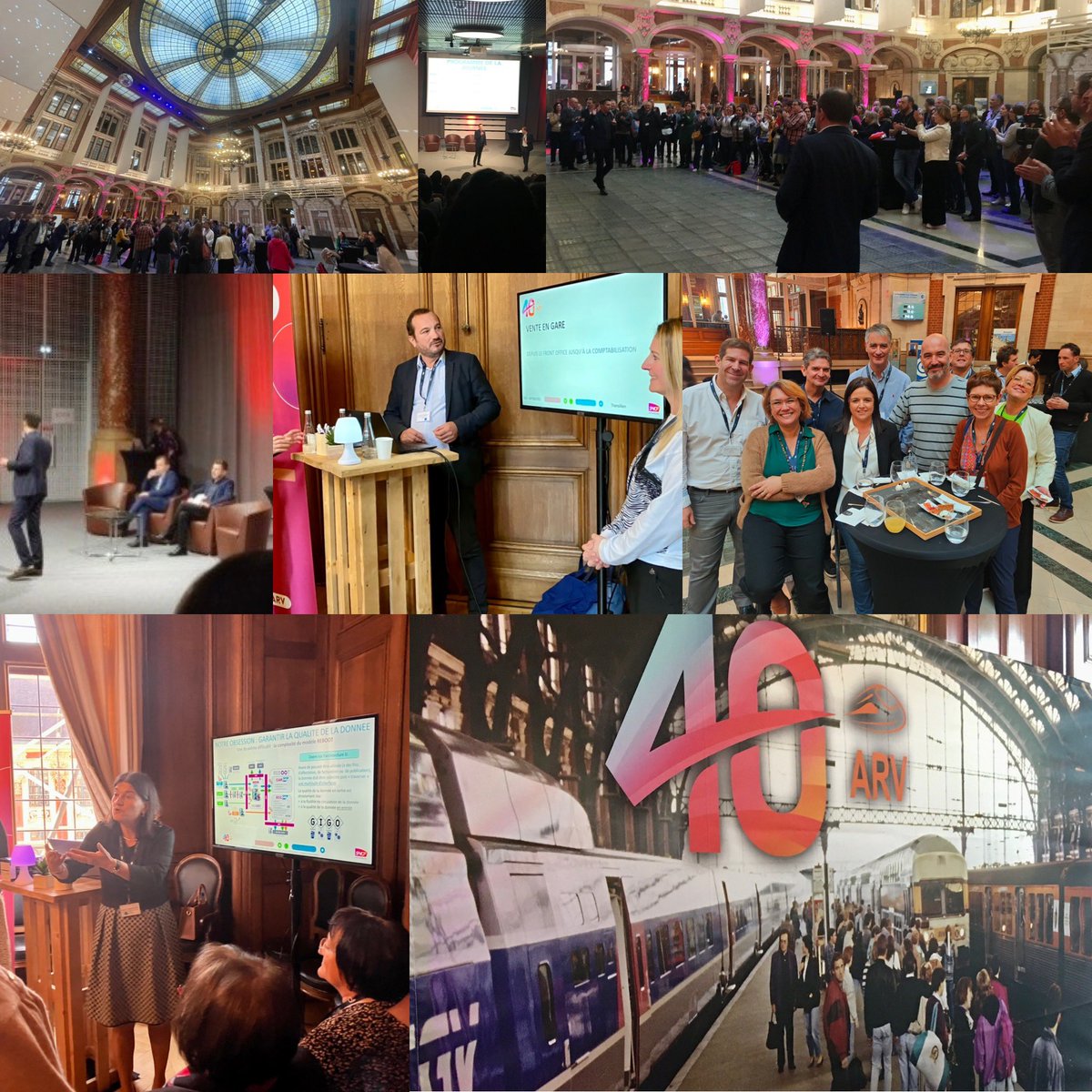 T_CotteMartinon's tweet photo. Quel plaisir de célébrer les 40 ans du back office des recettes de SNCF Voyageurs à la Chambre de Commerce et d’Industrie de Lille.
Bravo aux équipes sous la responsabilité de @_NicolasRobbe  et @ClaudeStref  qui rendent possibles toutes ces innovations ! https://t.co/k1I0XxxVxu