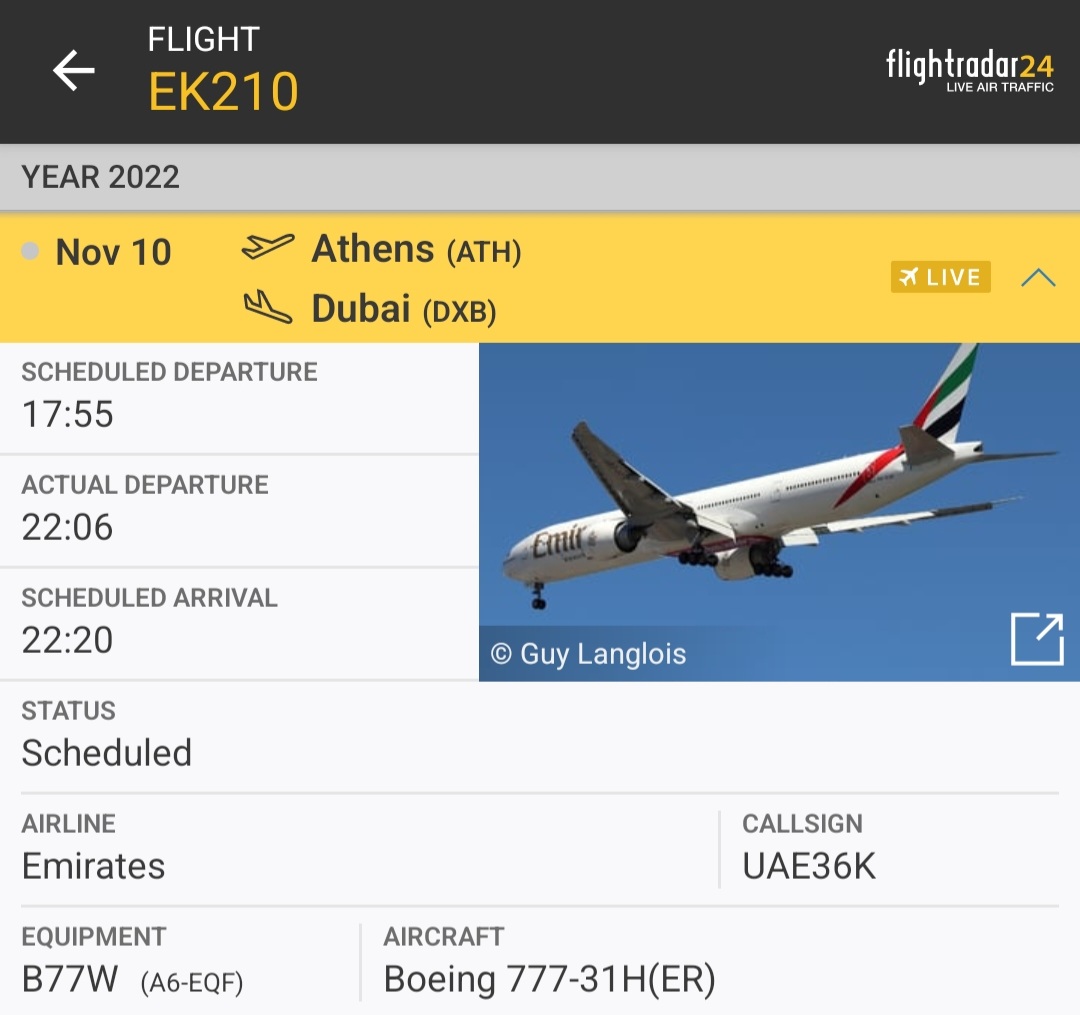 Emirates flight ek210 photos - Tripsteru.com
