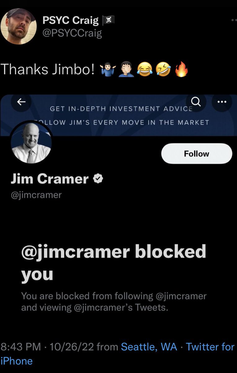 grand duke of tinker town (@duketinkertown) on Twitter photo Jim Cramer tweets age like milk🥛
And NO I don’t mean fermentation from which to make <a href="/seattlesmetana/">сметану сіетлською</a>
It’s not even fair tbh
Like stealing candy from an overgrown baby 🤣
<a href="/CramerTracker/">Inverse Cramer</a> <a href="/InverseCramer/">Jimmy Chill</a>
<a href="/CPostcapitalism/">@kevincarson1.bsky.social</a> @ArtiTheDutchMan Jim Cramer tweets age like milk🥛
And NO I don’t mean fermentation from which to make <a href="/seattlesmetana/">сметану сіетлською</a>
It’s not even fair tbh
Like stealing candy from an overgrown baby 🤣
<a href="/CramerTracker/">Inverse Cramer</a> <a href="/InverseCramer/">Jimmy Chill</a>
<a href="/CPostcapitalism/">@kevincarson1.bsky.social</a> @ArtiTheDutchMan