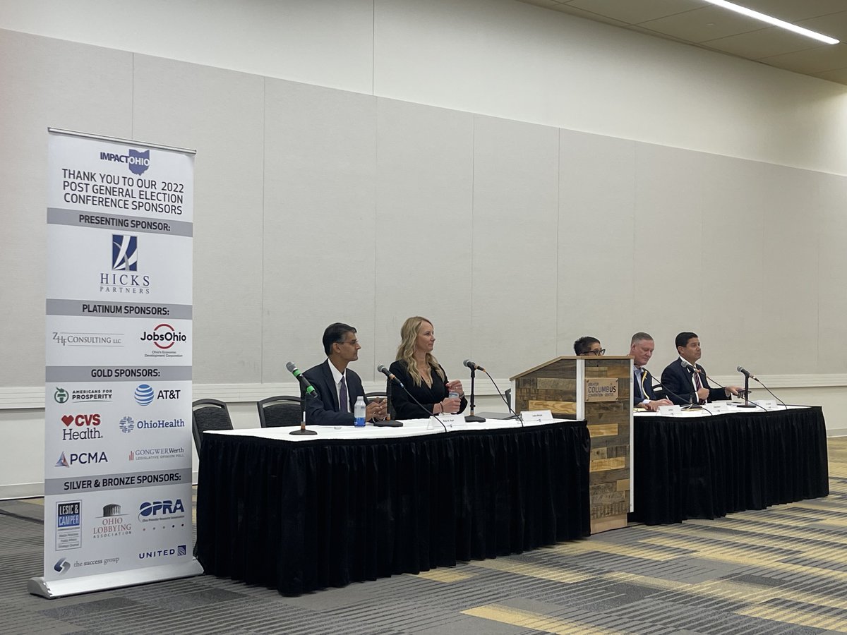 nauseef's tweet photo. Joined a great group for a panel at this morning's @ImpactOhioOCC #22PGEC to discuss the future of business in our great state of #Ohio! #GenerationalOpportunity #TeamOhio https://t.co/h1skmVt4Ac