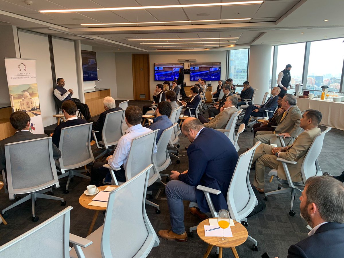 India in Chile on Twitter "Ambassador Subroto_B addressed on boosting