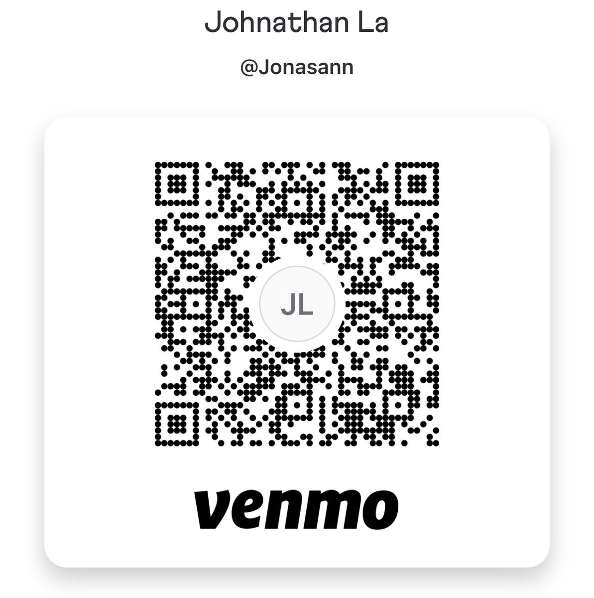 imJonasan's tweet photo. @Venmo #VenmoMe @ Jonasann https://t.co/Ukw6wpp54k