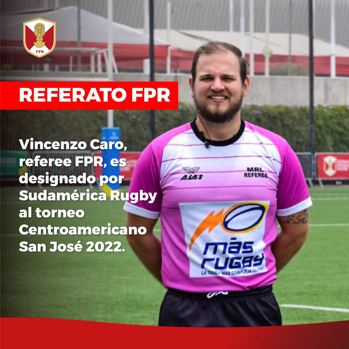 🇵🇪
Tras una exitosa SuperWeek realizada en Lima, Vincenzo Caro quien es parte del panel de referees FPR, fue capacitado y evaluado por Joaquín Montes (Referre Manager SAR), teniendo como resultado su elección para formar parte del panel de árbitros del Torneo Centroamericano 2022