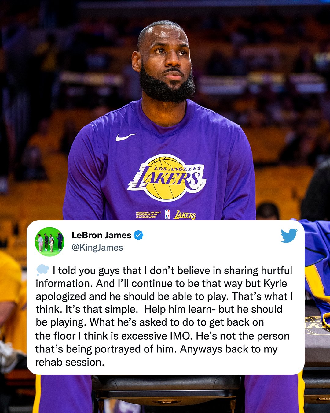 King james twitter sale