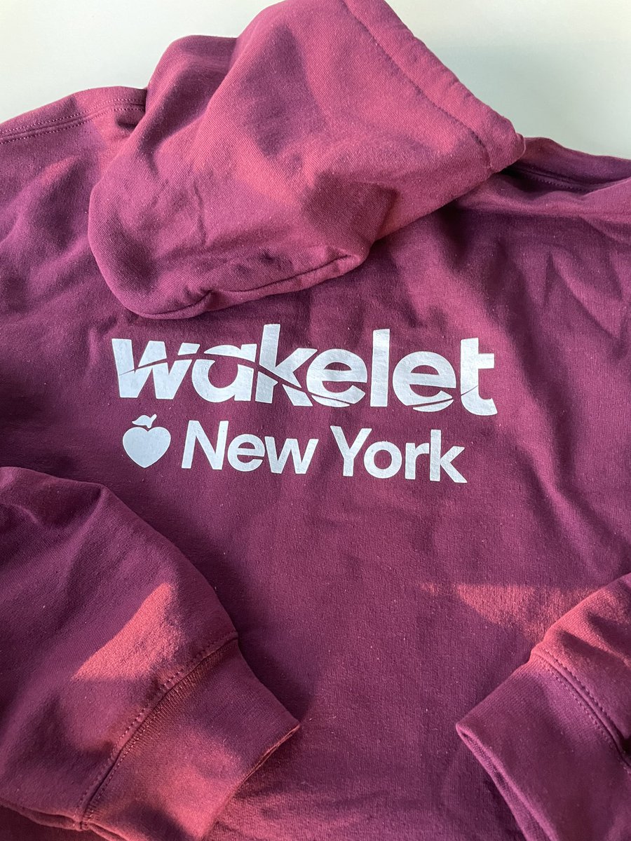 SMILELearning's tweet photo. Thanks @RyanMcGTech @wakelet for this amazing limited edition Hoodie!  You know this is coming to @NYSCATE #nyscate22 https://t.co/FxqogWavB9
