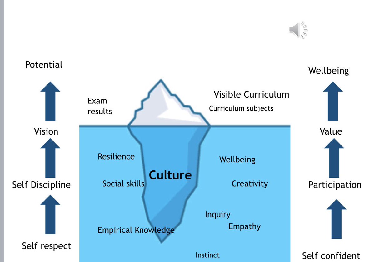 School culture is everything- from the outside we only see the tip of the iceberg but culture underpins what gives our school heart
