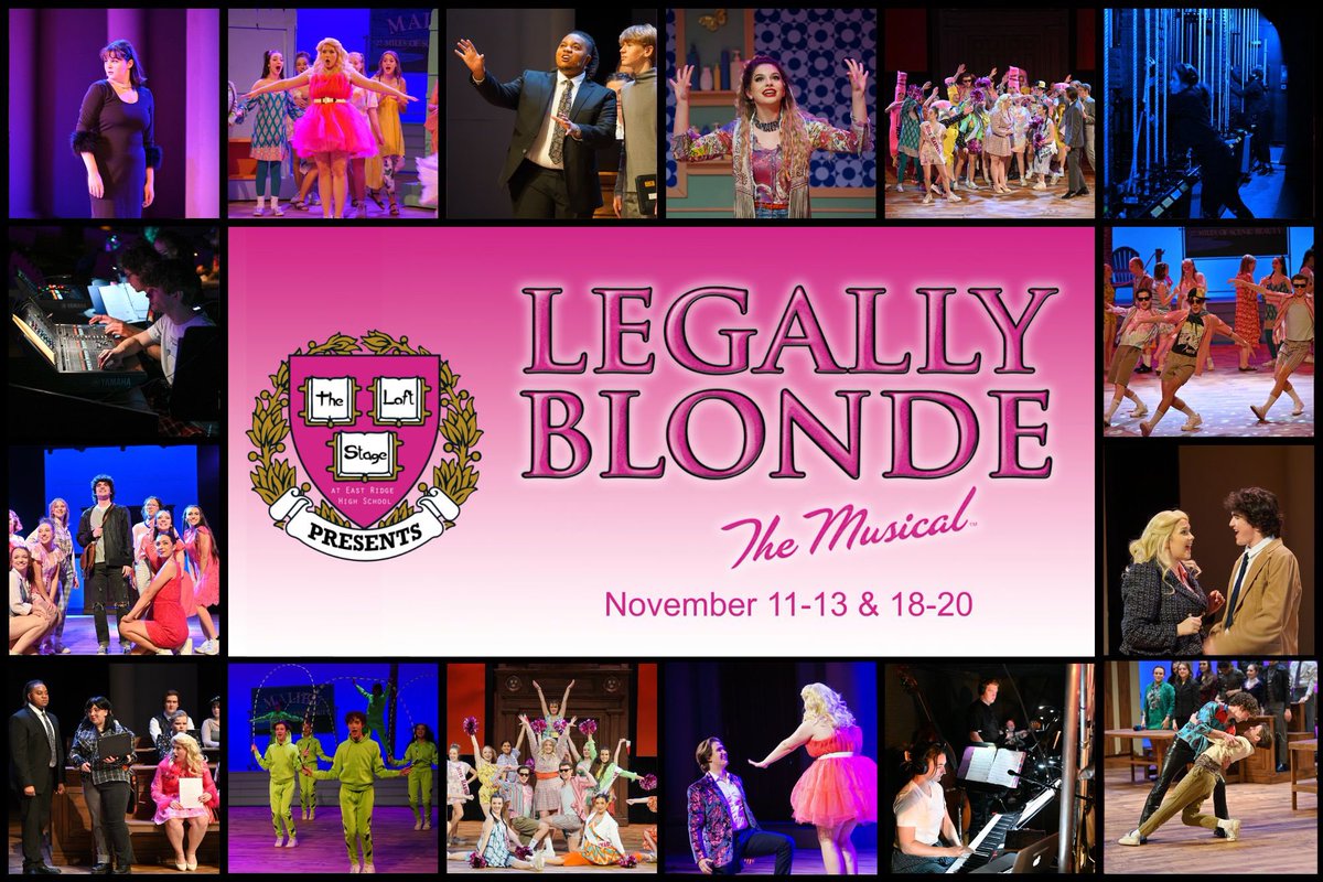 Legally Blonde opens TOMORROW! 💕

Join us for this energetic, hilarious, &amp; heart-warming show! 

theloftstage.org