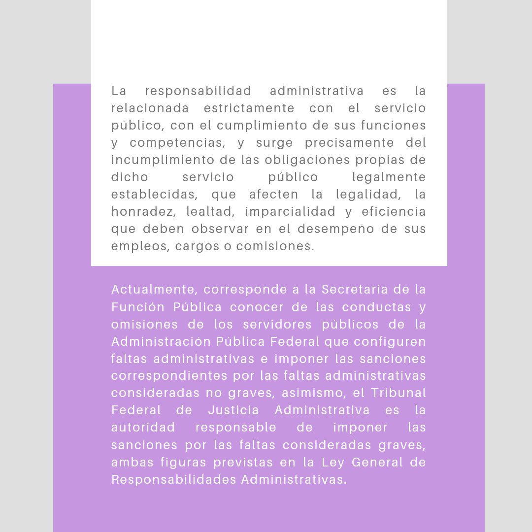 serend_bts's tweet photo. En el tema de hoy, conoce la responsabilidad administrativa de los Servidores Públicos.

#Serendipity_Legal ⚖️
 #PiedPiper🪶 #DerechoParaTodos💜 https://t.co/GUfwchO2MO
