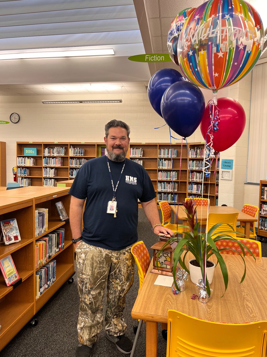 Congratulations to the <a href="/HeritageMiddle1/">Heritage Middle</a> 2022-2023 Teacher of the Year our phenomenal Band director Mr. Eric Stauffer! 🎈🎉🎈🎉