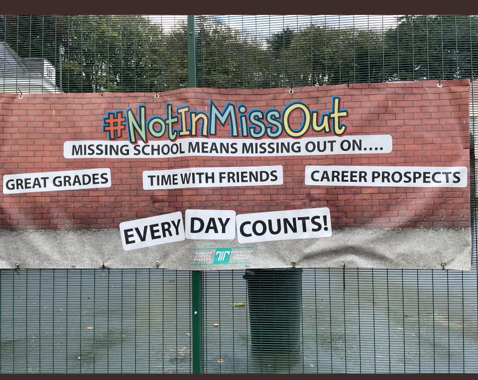 OLAPrimary's tweet photo. Attendance matters!!                            Being in school gives our pupils the best chances to be the best they can be.    #NotinMissout https://t.co/IPuR9dowip