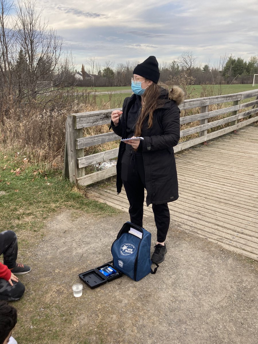 Grade 4 science learning about water testing - thank you Ms Watters for telling us about Water Rangers and WTR Watch. <a href="/ocdsb/">OCDSB</a> <a href="/ShingwakonsPS/">Shingwàkons Public School</a> @MccSio