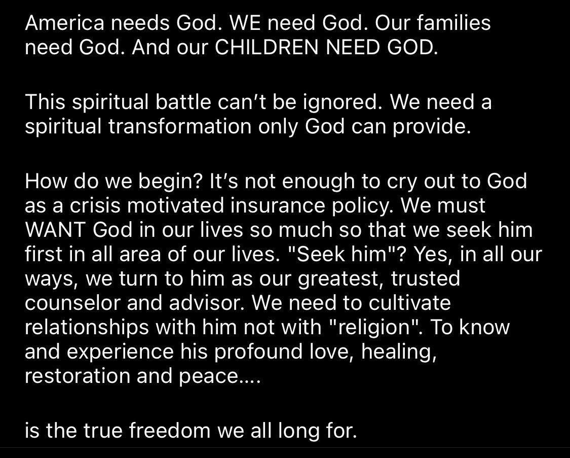 My wife wrote this on Instagram and it really captures how a lot of us feel after seeing Montana vote against passing a referendum that would have simply required doctors to provide care for innocent babies who are born alive.