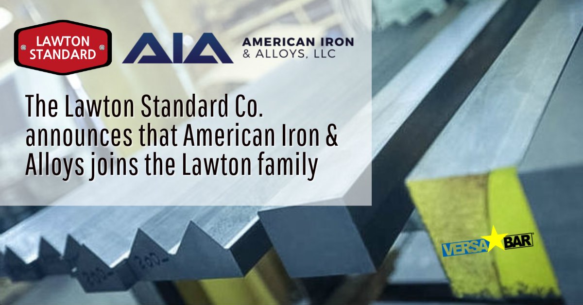 LawtonStandard's tweet photo. We are proud to announce a new family member!

We have recently added American Iron &amp; Alloys, LLC (AIA), located in Waukesha, Wis., to the Lawton Standard family.

https://t.co/YG1LpQeP9Y

#merger #acquisition #lawtonstandard #foundry #newsrelease #pressrelease https://t.co/qCDK5zrjqY