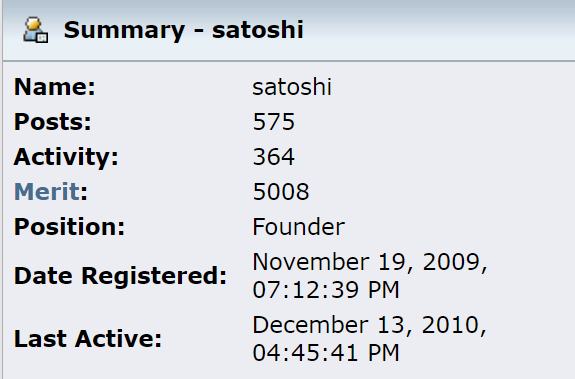Cryptomantis0's tweet photo. BREAKING: Bitcoin CEO is silent from December 13, 2010 https://t.co/xpVBlyjGfp