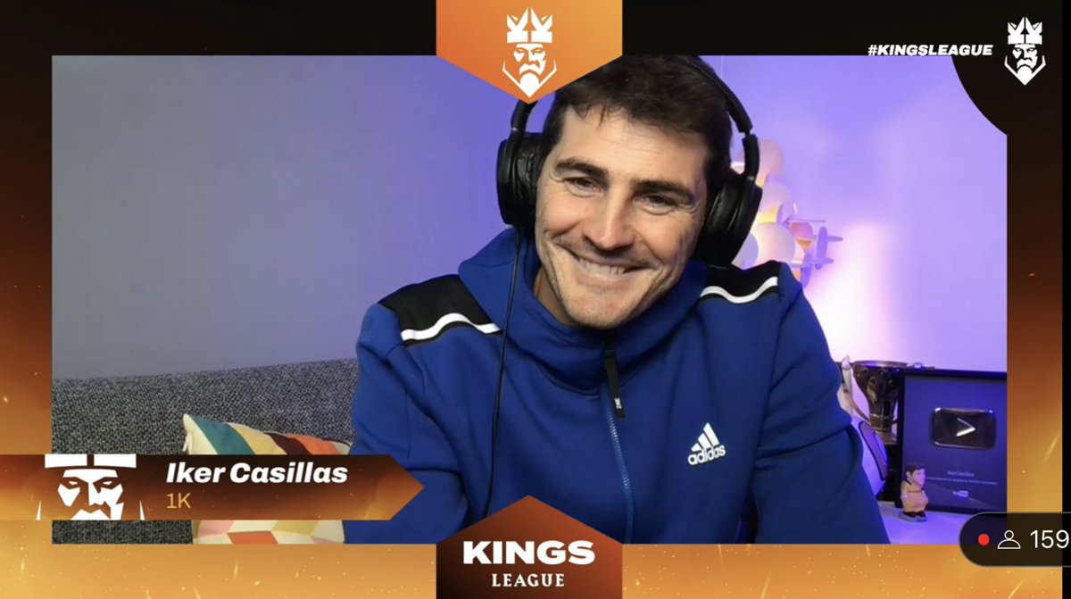 🙌🏻🔝 @IkerCasillas #Team1K @KingsLeague