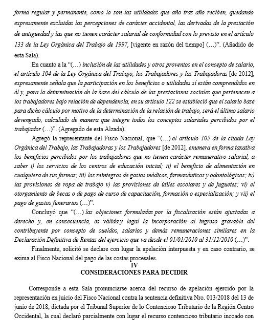azevedopaixao's tweet photo. Nva. Sentencia TSJ SPA N°634 fecha #01Nov2022 reafirma que base imponible para cálculo de #ISLR de trabajador bajo de relación de dependencia debe realizarse sobre el salario normal, sin incluir remuneraciones que carezcan de carácter regular y permanente.
https://t.co/BM3CvnEeGu https://t.co/PsccsBZ8GK