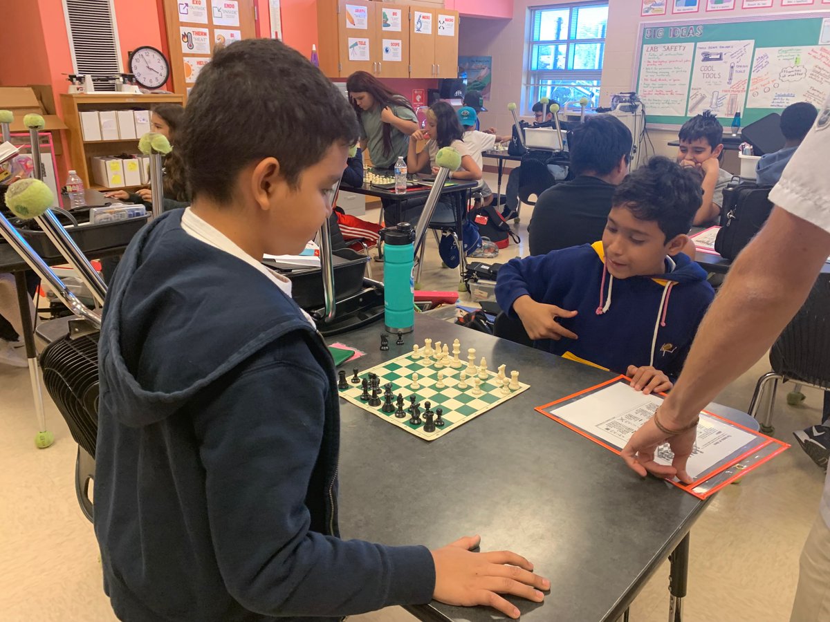 Prime Time Afterschool at Guerrero-Thompson <a href="/GTGrizzlyBears/">Guerrero Thompson Elementary</a>.  3rd,4th &amp; 5th graders learning opening moves and chess strategy.
