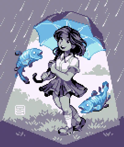 hi #ArtistsOnTwitter !! I'm moaw ! i use my game dev and pixel art skills to work with schools &amp; non-profs for accessible education in art and STEM! 