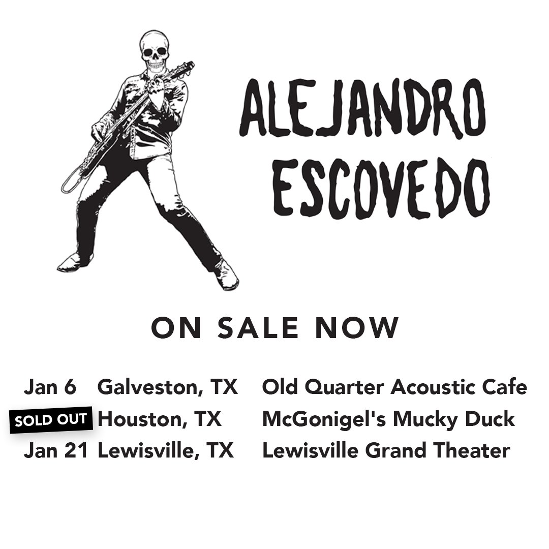 Texas, our January trio shows with Scott Danbom and Mark Henne are on sale now! Houston is already sold out, so don’t miss out and get tickets for Galveston + Lewisville: 10atoms.com/AEtour
