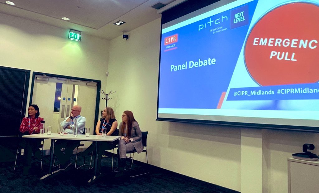 RebeccaMiddle16's tweet image. Fantastic evening at @CIPR_Midlands Crisis Communications event. Thank you to our wonderful speakers for their time and expertise. Lots of food for thought @caroline_tozer @SpotRachel @CoCommsUK thank you Bron for a great event. @Middlet0nDavies