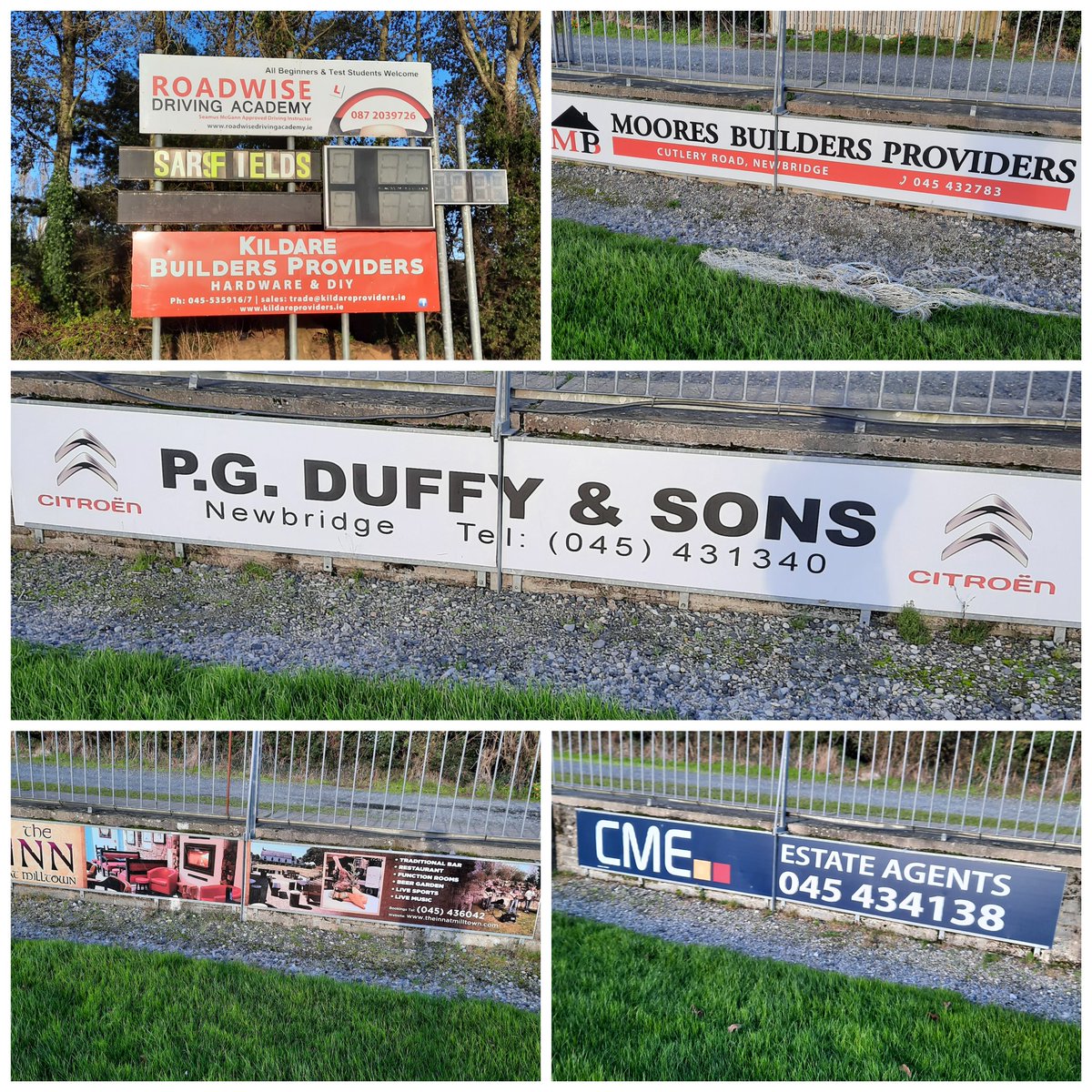 SashGAA's tweet photo. Pitch Signs 💚
Thank you to all the businesses for supporting our club throughout the year.
#pitchsigns #Sarsfields #gaa https://t.co/IL4vHqxYYx
