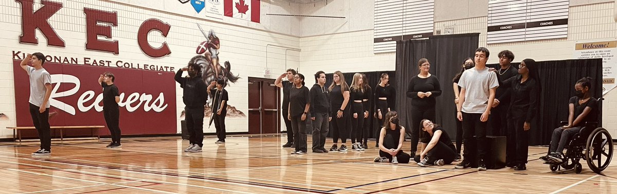 Beautiful Remembrance Day assembly at KEC today honouring those who have served, and continue to serve Canada during times of war, conflict and peace. #LestWeForget