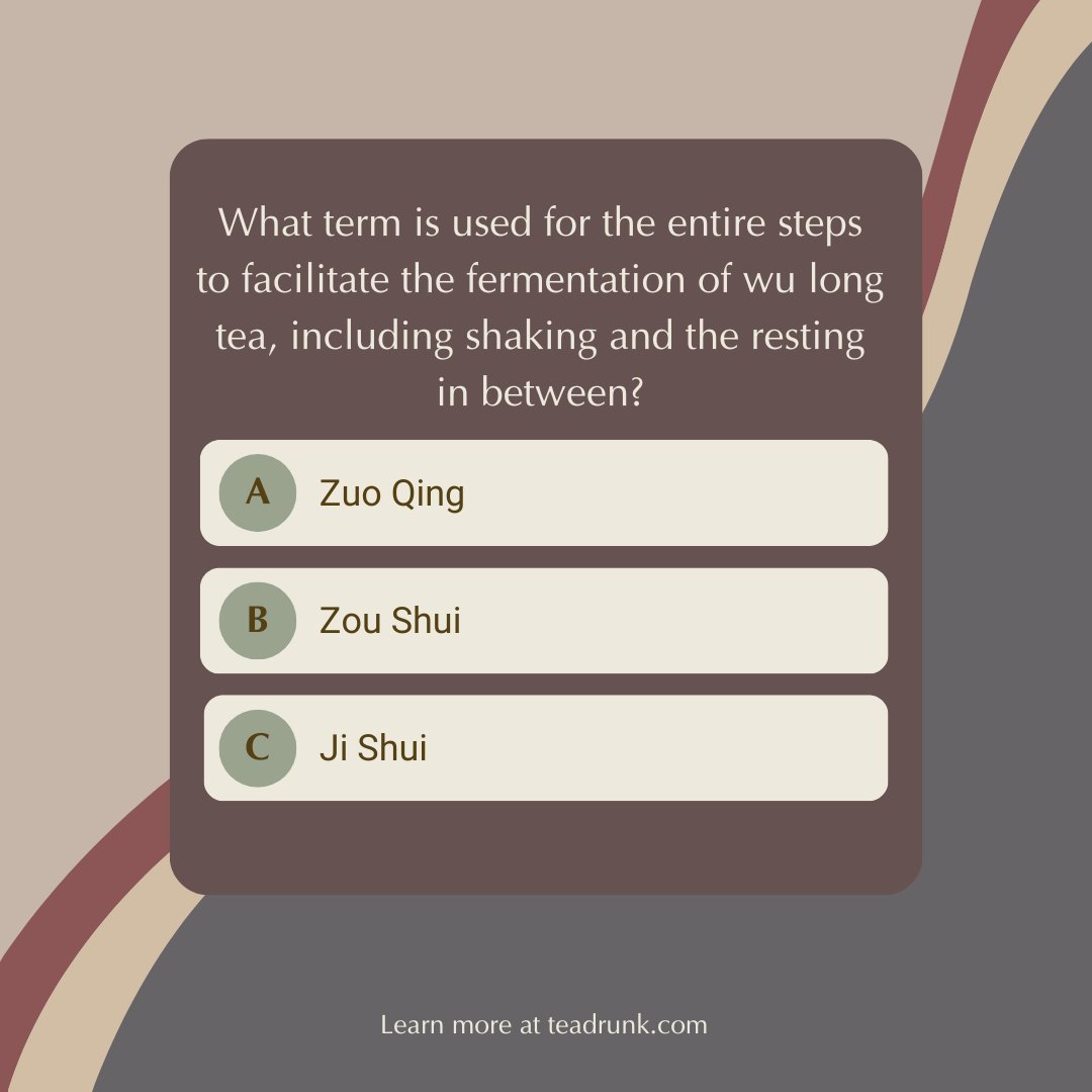 teadrunknyc's tweet photo. Welcome to another #ThirstyThursday quiz! We reference material from past posts so make sure to remember them! And as always, let us know how you did in the comments~⁠
⁠
#TeaFundamentals #TeaKnowledge https://t.co/xwVFZZkuAK