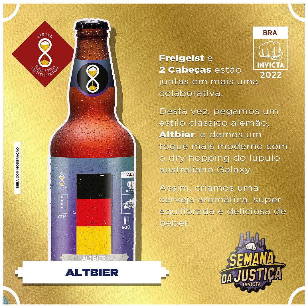 invictacerveja's tweet photo. ⚽️🍻Aqui não tem FIGURINHA DIFÍCIL⚽️🍻

Essa seleção de campeãs do mundo tão no site te
esperando p/ entrar no campo (da sua geladeira) e
c/ super DESCONTO (50% OFF o Kit e 38% OFF individual) na #SemanaDaJustiça 

LANÇAMENTO: quem conhece a Linha Finito sabe q as brejas são d+ https://t.co/BOTUlK5p2A
