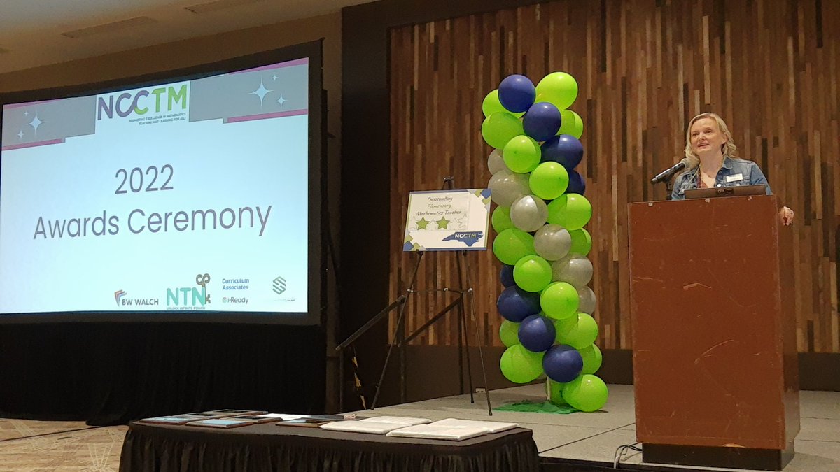 Ready to honor our NC math teachers #ncctm2022 <a href="/NCCTM1/">NCCTM</a>