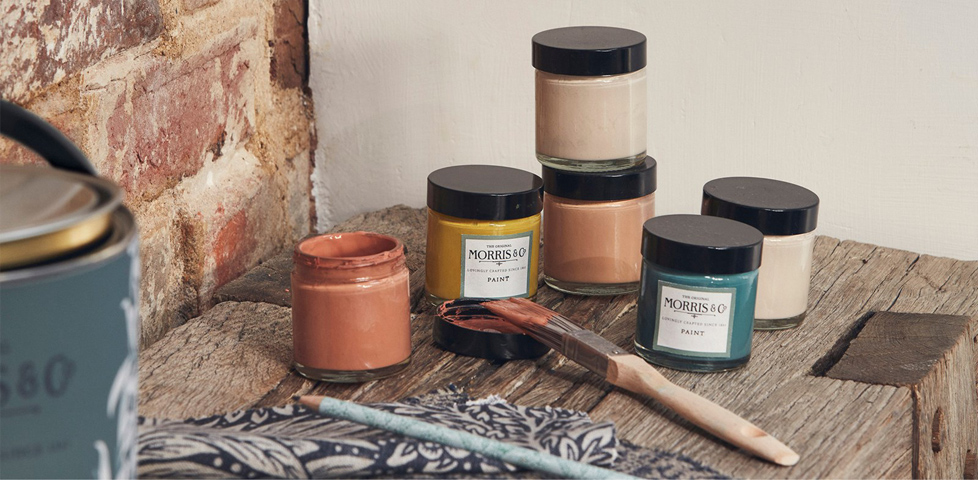 The possibilities are endless to bring the timeless Morris &amp; Co palette into your home. These paints are available in Chalky Matt and Eggshell finishes…try it out for your next interior project at housedecorinteriors.co.uk

#housedecorinteriors #morrispaints