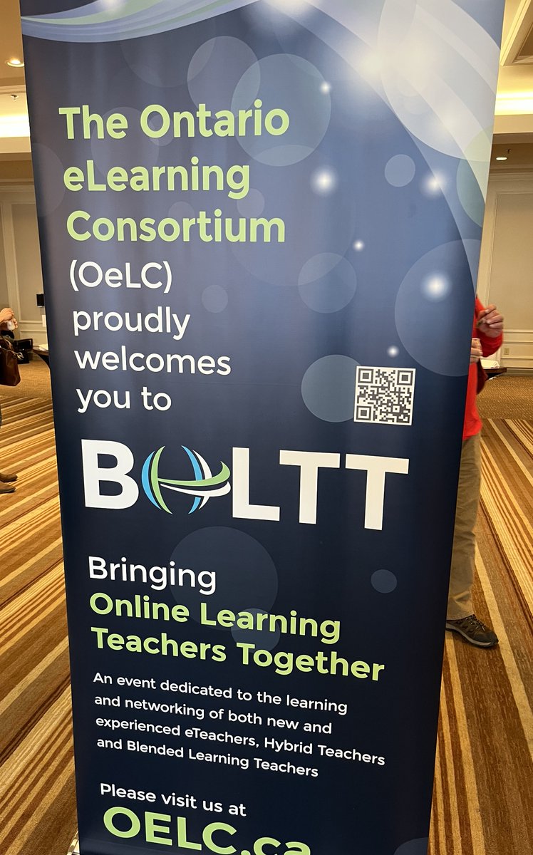 Deux jours de perfectionnement professionnel et d'amélioration continue pour nos EEL lors de la conférence BOLT tenue ces 9 et 10 novembre à Toronto. Deux jours d'apprentissage, de partage et de réseautage autour des meilleures pratiques pédagogiques en ligne.#BOLTT2223