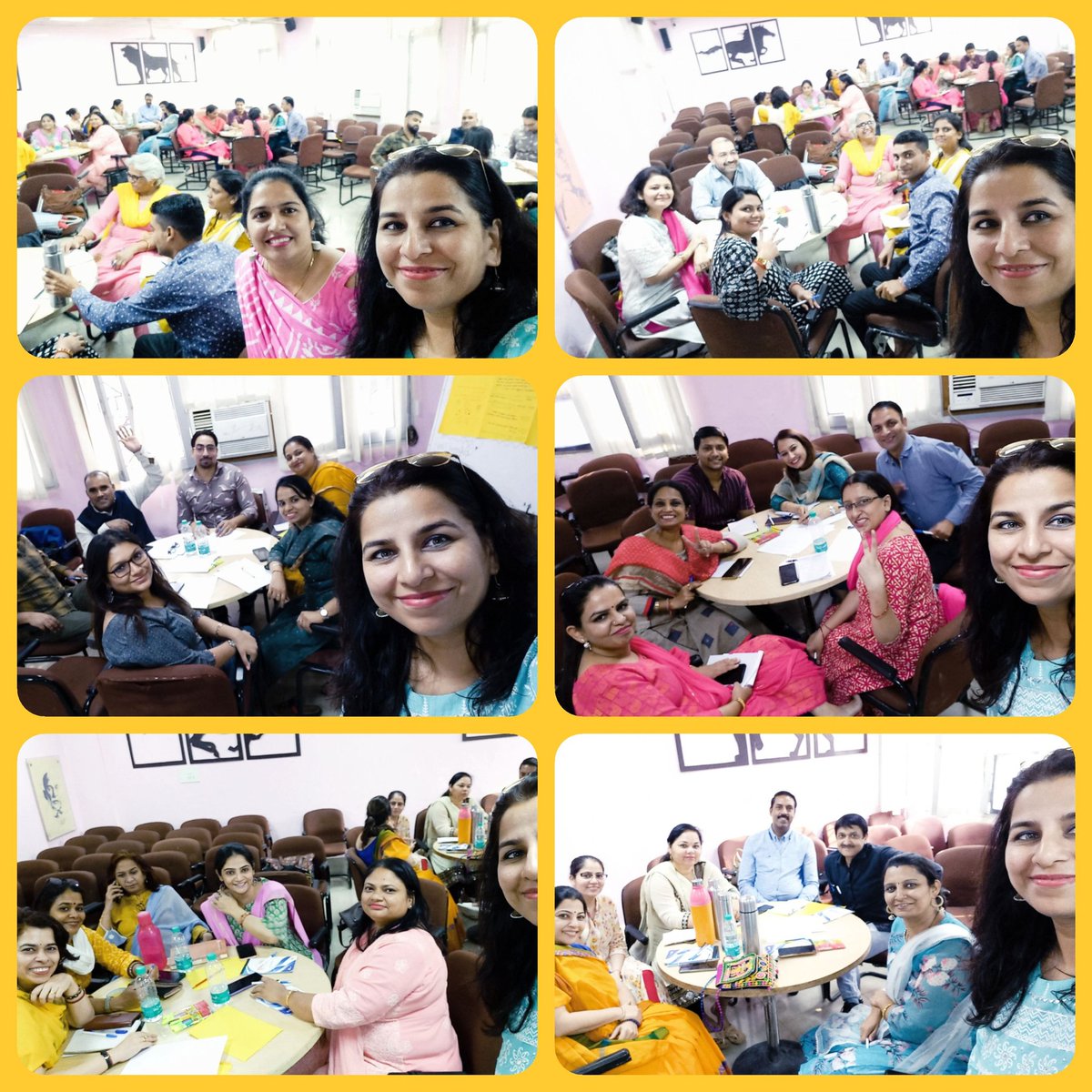 Facilitation of collegial group of Teacher Development Coordinators #classroompractices creating shared and safe space of learning 
@DietPitampura 
@Dir_Education 
@msisodia @SCERT2021