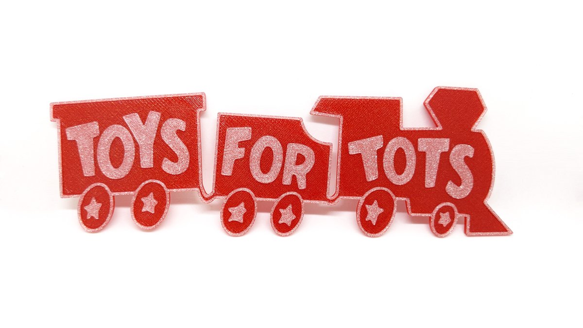 Been chugging away printing toys for the <a href="/ToysForTots_USA/">Toys for Tots</a> toy drive with <a href="/Ryan_IC3D/">Ryan</a>. Decided to take some time today to make something a little different!