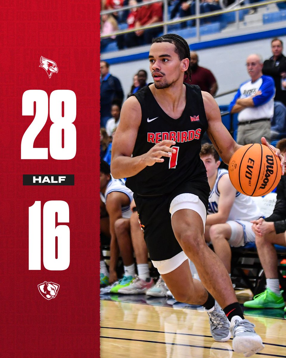 Redbird_MBB's tweet image. Up 12 after 20.