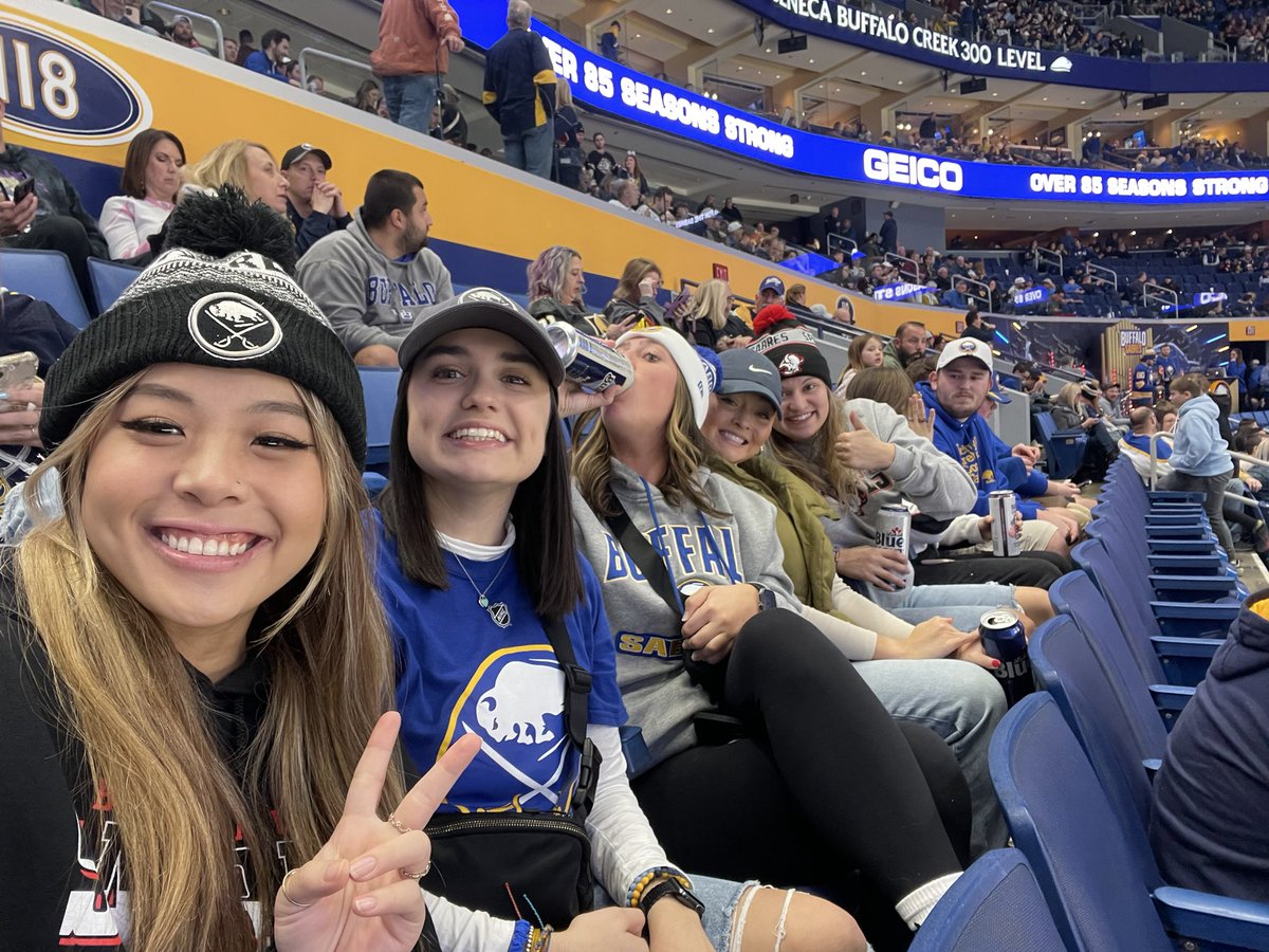 kristagabor's tweet photo. let’s go sabres! @BuffaloSabres #ToyotaTweetYourSeat Section 314 row 12 seat 5 https://t.co/TenOP3Aa4J