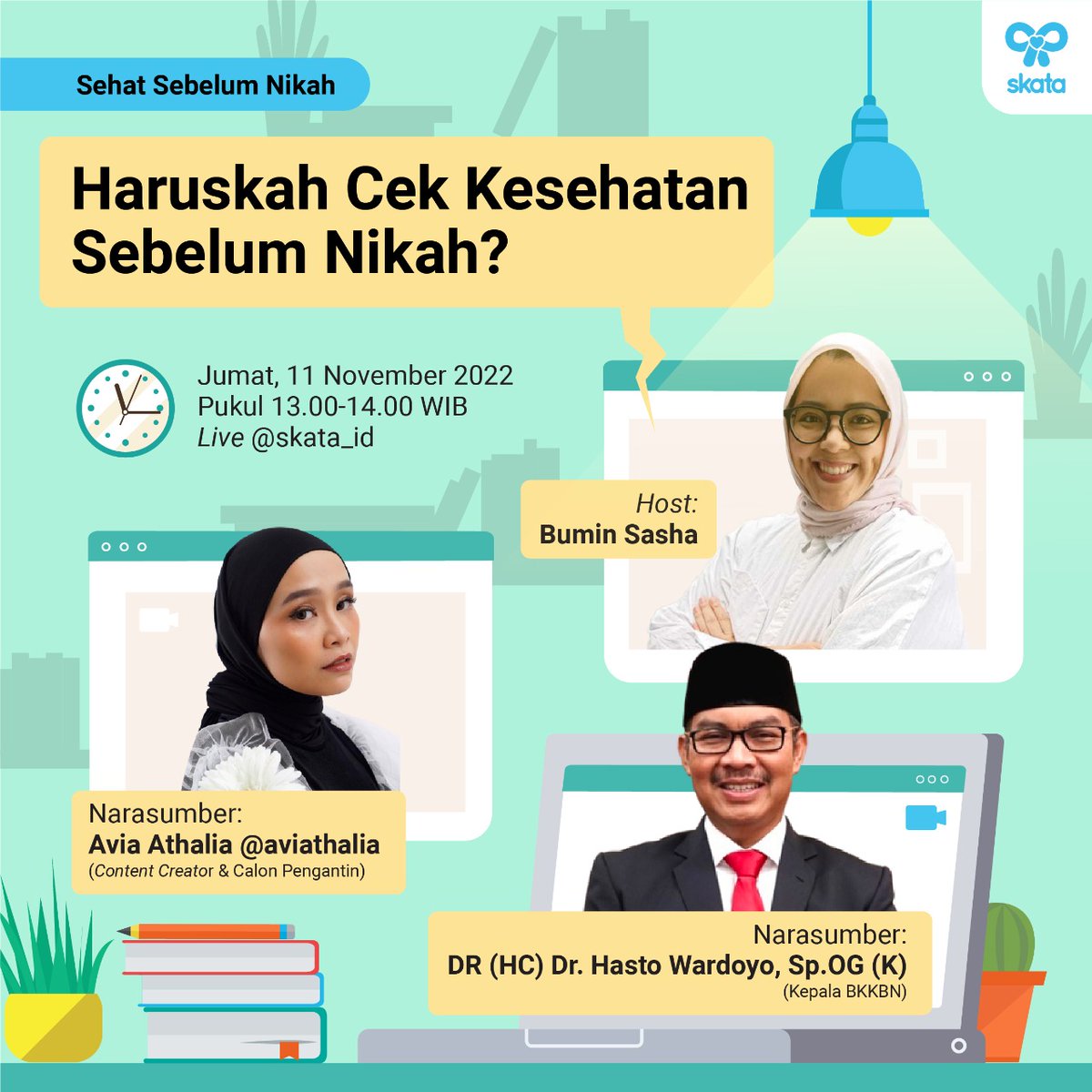 Repost from <a href="/SKATA_ID/">SKATA</a>:

Hayo, siapa dulu yang pas mau nikah enggak pake cek kesehatan dulu?

"Tapi, aku &amp; calonku sehat kok! "