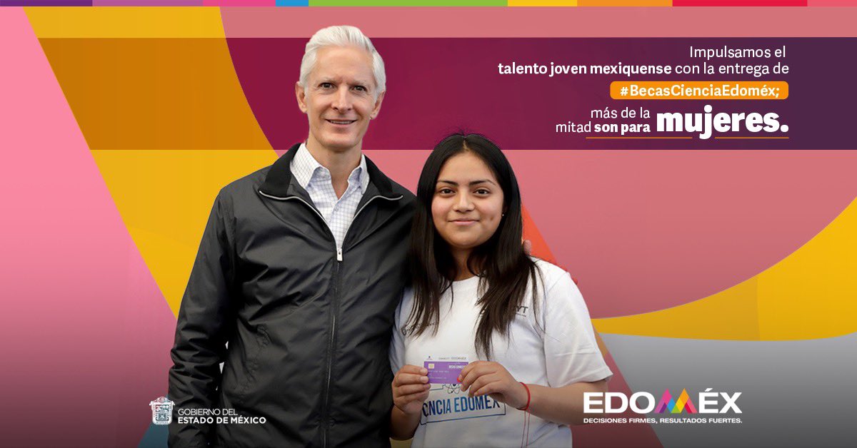 Promovemos la innovación, investigación científica y el desarrollo tecnológico, a través de la entrega de #BecasCienciaEdoméx y del Centro de Innovación Digital “Mandra”.