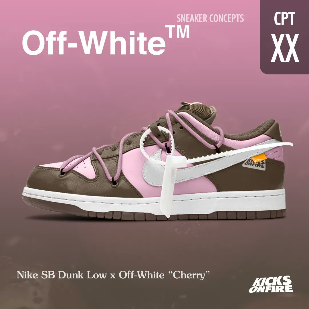 Escéptico Mediante muerte KicksOnFire on Twitter: "SNEAKER CONCEPTS: Nike SB Dunk Low x Off-White  “Cherry” 🍒 https://t.co/NBtYmTDodY" / Twitter