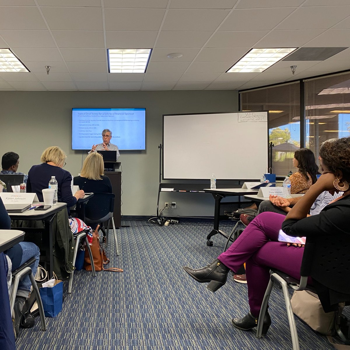 IPREX_Global's tweet photo. What a fantastic and insightful session by our conference sponsor David Tobin at Tobin Leff on the MA Marketplace for MarCom Agencies. It sparked many great discussions!

#IPREX #IPREXARC #IPREXScottsdale #Mergers #Acquisitions #MarCom #AgencySales #ExitStrategy #Selling #Value https://t.co/gtEcQJjTuJ