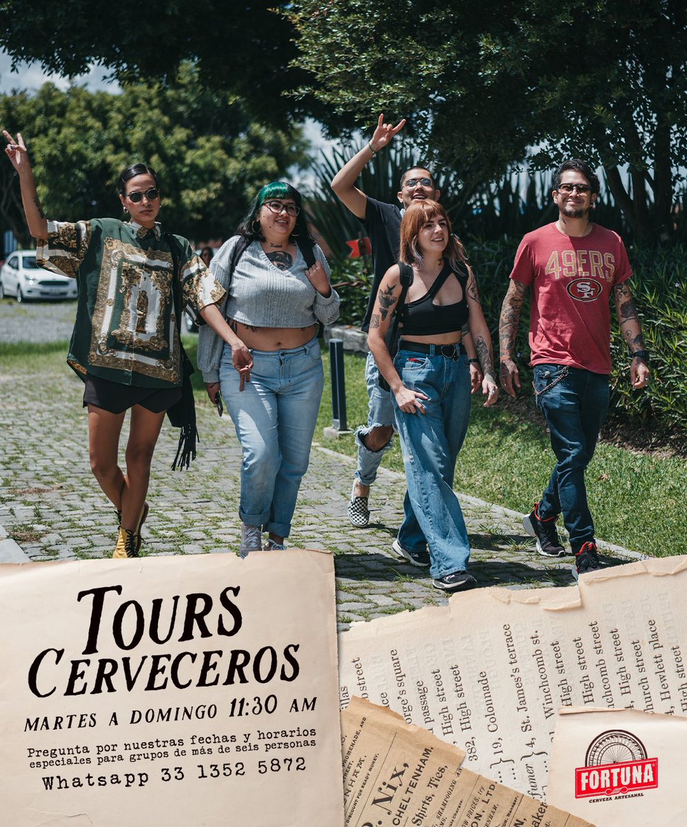 fortunacerveza's tweet photo. 🎡¡Amantes de la cerveza artesanal, prepárense para una experiencia única! 🤩

Afortunados, acompáñenos a nuestros Tours Cerveceros, una visita a la cervecería donde podrán conocer nuestro proceso de elaboración de cerveza artesanal y degustar nuestras 🍺 artesanales de barril. https://t.co/wpqKMsGrTV