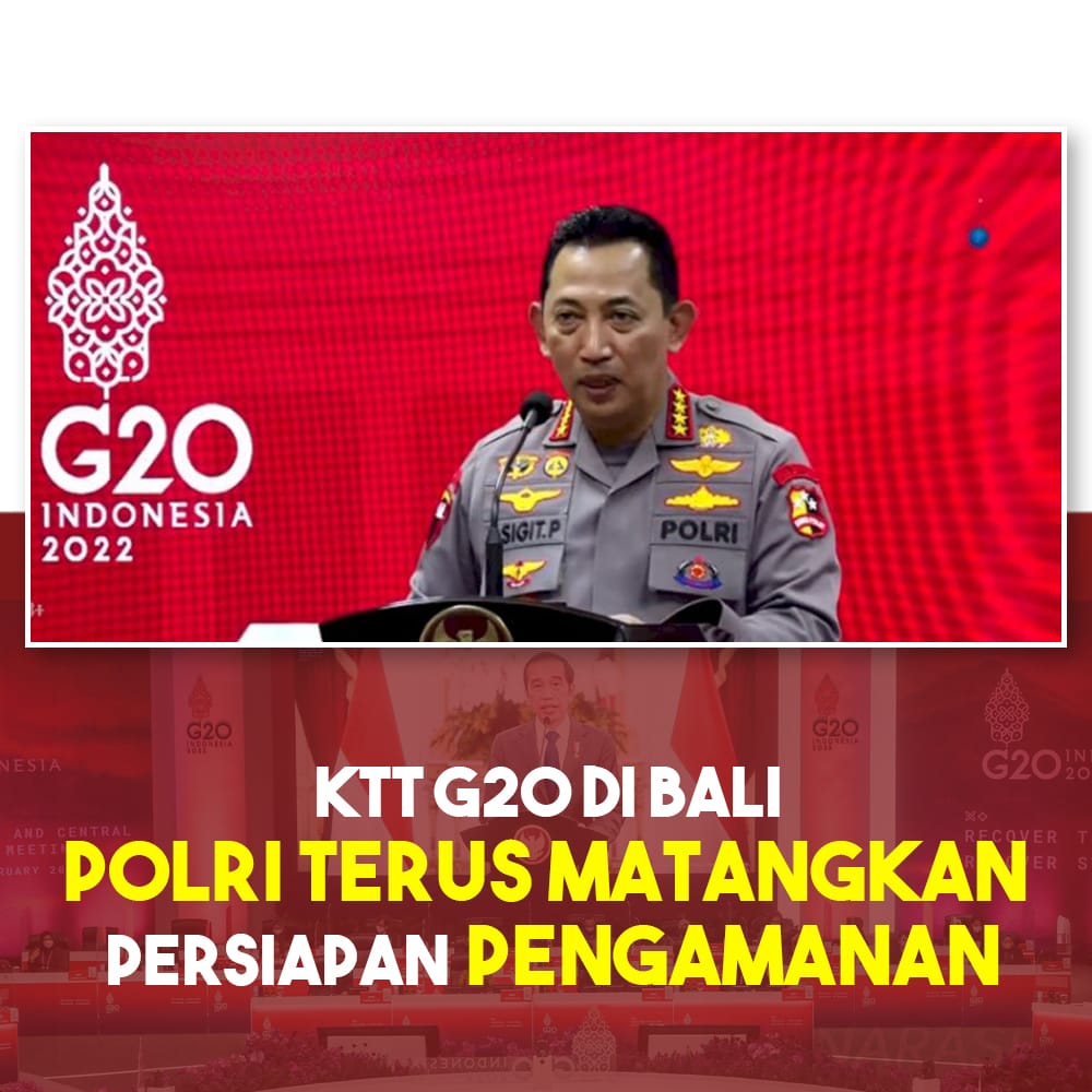 sarjonoraharjo's tweet photo. KT G20 di Bali polri terus matangkan persiapan pengamanan. 
#SoliditasBersamaG20
Bersatu Untuk Negeri https://t.co/tzzZjIGZiX