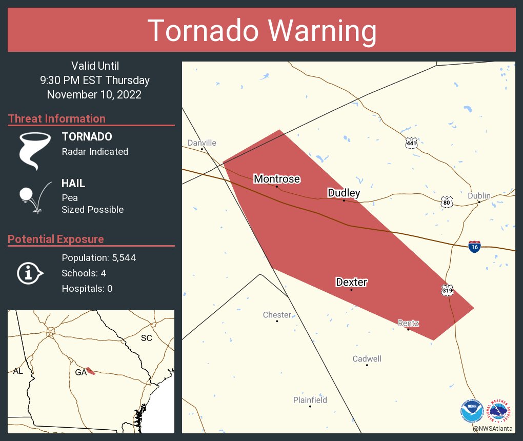 Tornado Warning Atlanta Ga Today 2025 Warning Elly Noelle