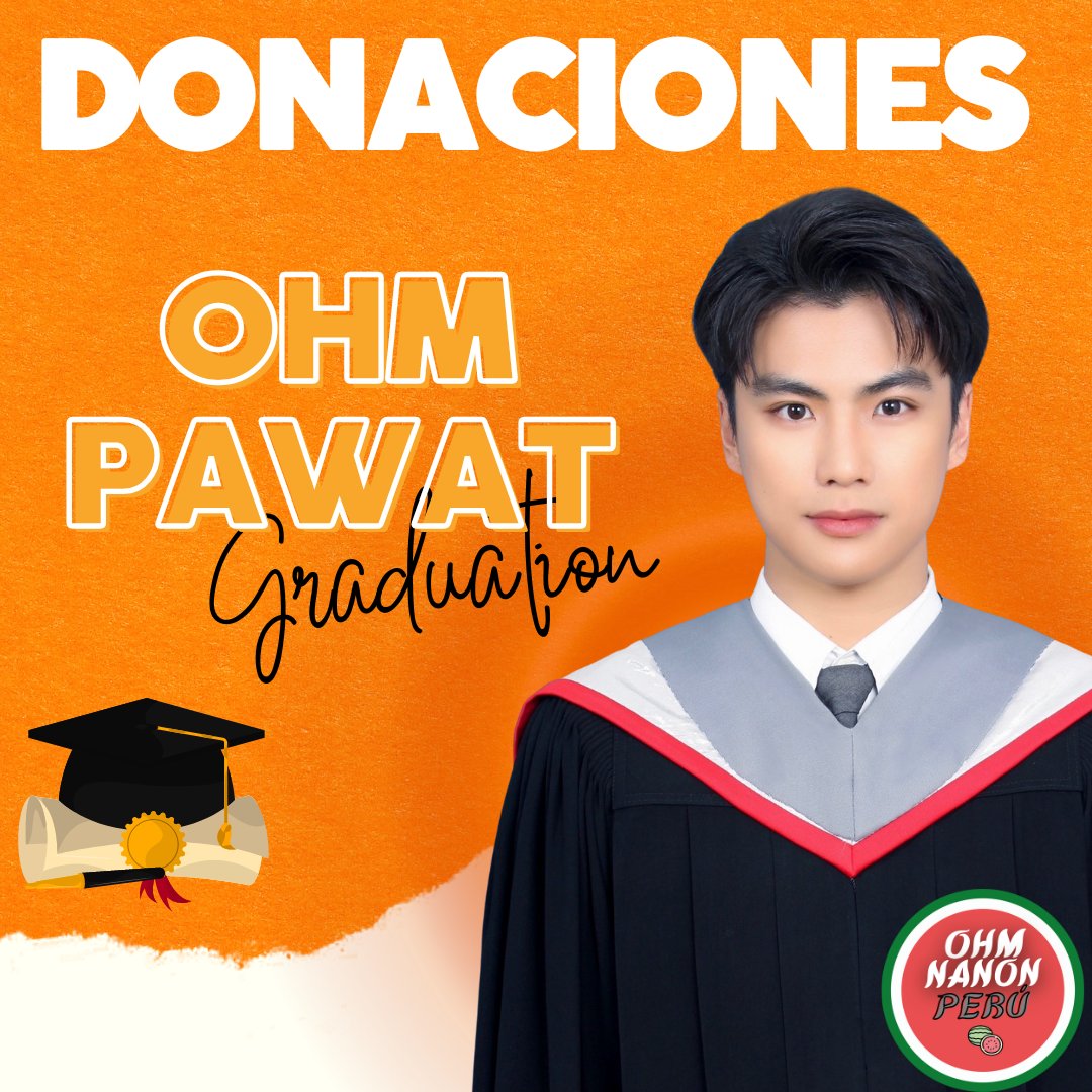ohmnanonperu's tweet image. 《DONACIONES OHM PAWAT GRADUATION》

Hola🧡

Ya estamos próximos a la graduación de Ohm 🐶 por lo que en esta ocasión queremos pedir de tu apoyo mediante donaciones, con esto nos estarás apoyando para la realización de proyectos por su gran fecha.

forms.gle/MF1YerQYuWW8ak…