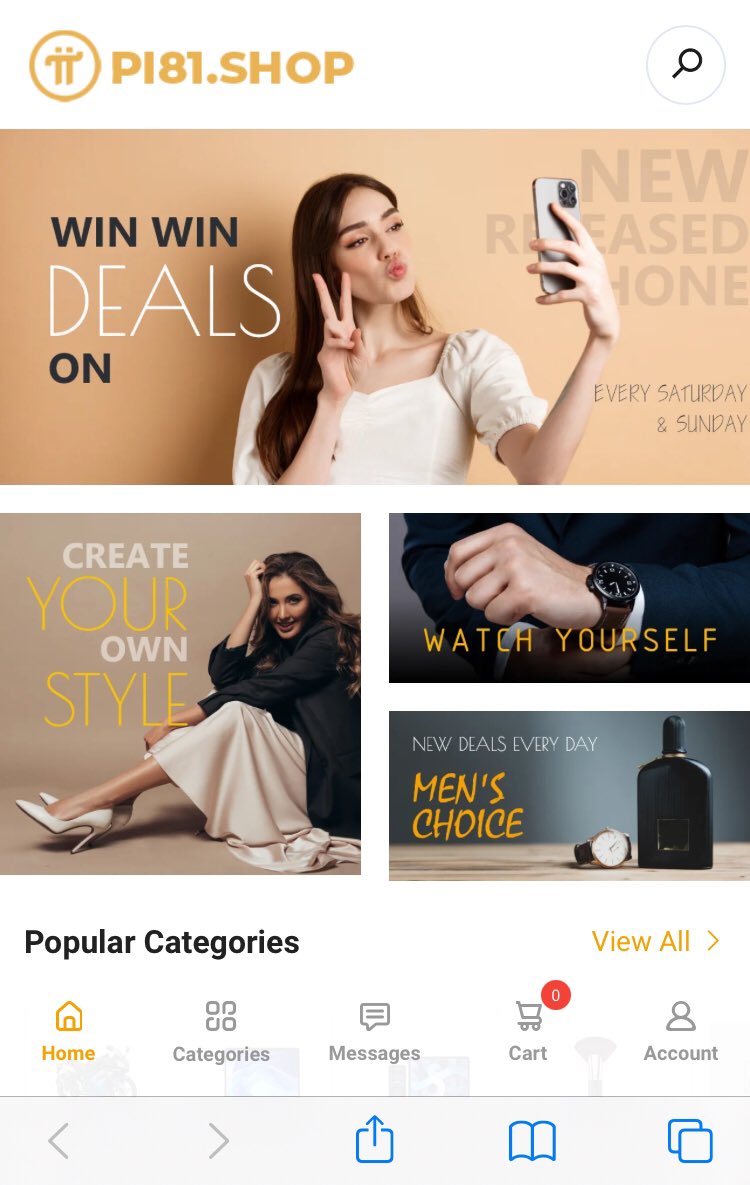 #Pi81Mall soon to launch new user interface, integrated Pi SDK.  Pioneers will login on Pi Browse... The best is being done by the Pi81 core team. Please retweet to support ú!