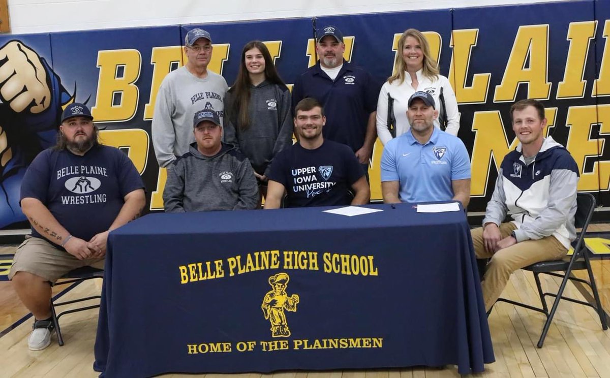 Chase Wickwire signed his NLI today. He will continue his academic and athletic career wrestling for <a href="/UIU_Wrestling/">Upper Iowa Wrestling</a>. We are incredibly proud of the young man he has become!