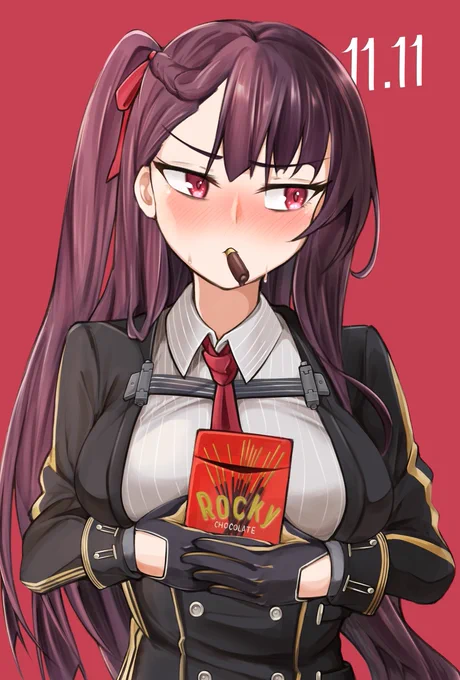 WA2000 #ドールズフロントライン #少女前線 #少女前线 #WA2000(ドールズフロントライン) #ポッキーの日 https://t.co/lcBqOQ3eTj 
